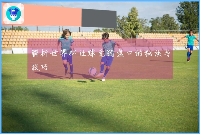 解析世界杯让球竞猜盘口的秘诀与技巧